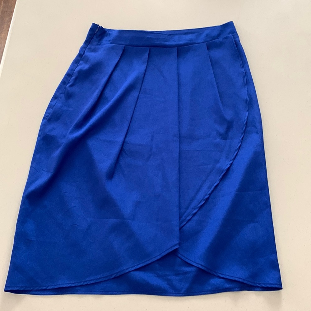 Royal blue pencil skirt